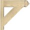 Ekena Millwork Traditional Rough Sawn Arts and Crafts Outlooker, Douglas Fir, 6"W x 18"D x 18"H OUT06X18X18TRA03RDF - alternate 2